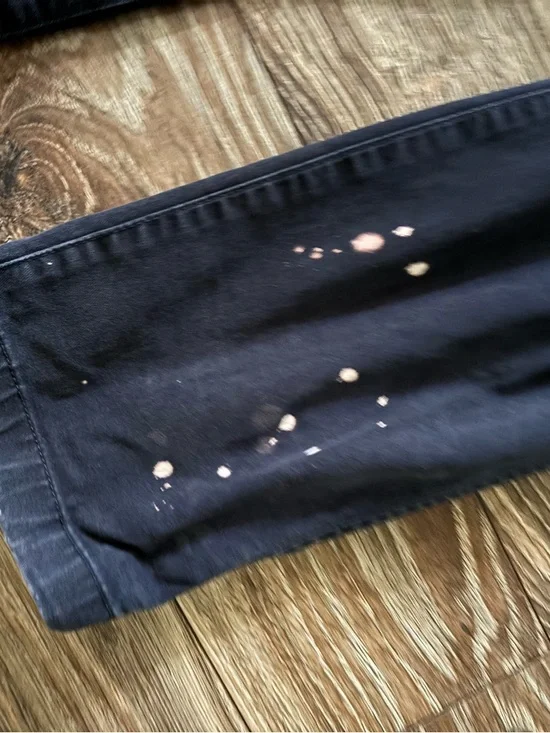 H&M Men's Skinny Fit Stretch Navy Chino Pants - Picture 4 of 6